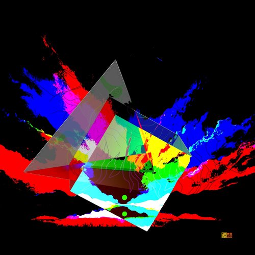 EgoCube comCelest004 (Still Cut #2.12) van Marie Nara, Digitaal te koop op Singulart