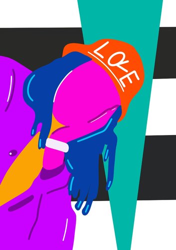 LOVE par Yasmin Aly, Digital en vente sur Singulart
