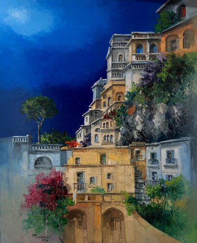 Sorrento von Antonio Di Viccaro, Malerei kaufen auf Singulart