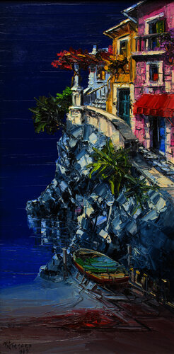 Positano par Antonio Di Viccaro, Peinture en vente sur Singulart
