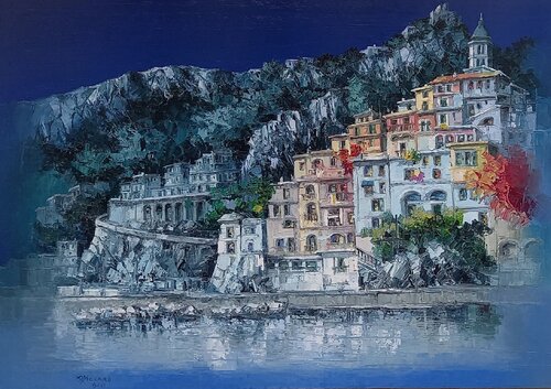 Amalfi von Antonio Di Viccaro, Malerei kaufen auf Singulart