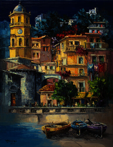 Vernazza von Antonio Di Viccaro, Malerei kaufen auf Singulart