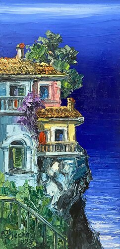 Nel blu di ischia von Antonio Di Viccaro, Malerei kaufen auf Singulart