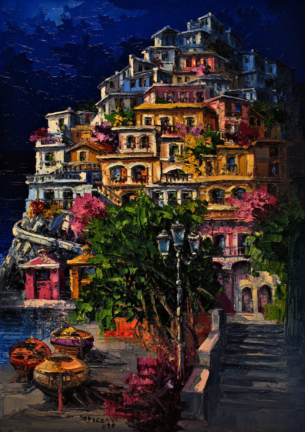 Positano  la piramide Antonio Di Viccaro