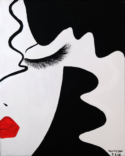 Half of Me van Thao Nguyen, Schilderij te koop op Singulart