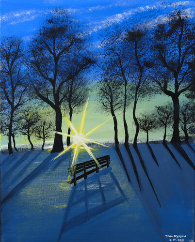 Sunset van Thao Nguyen, Schilderij te koop op Singulart