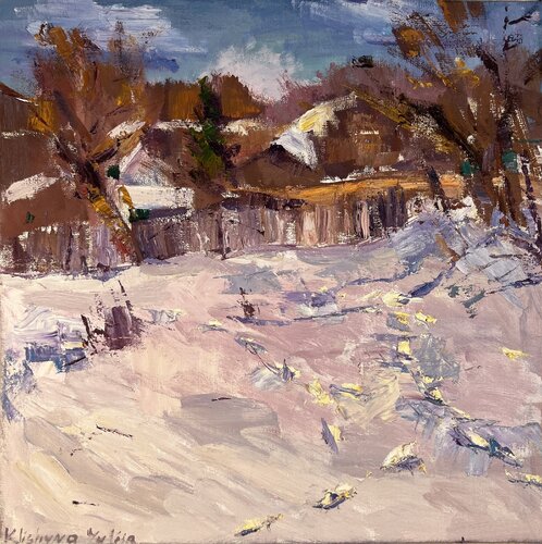 Winter start de Yuliia Klishyna, Pintura a la venta en Singulart