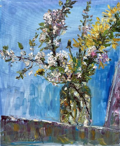Blooming von Yuliia Klishyna, Malerei kaufen auf Singulart