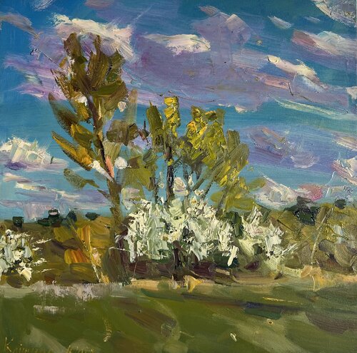 Beginning Of Spring von Yuliia Klishyna, Malerei kaufen auf Singulart