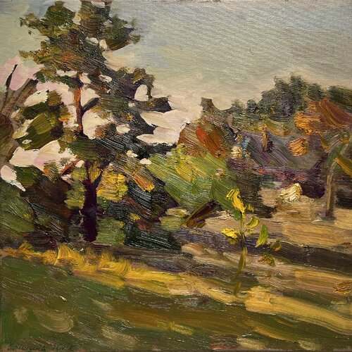 Variety of autumn colours by Yuliia Klishyna, Painting for Sale on Singulart