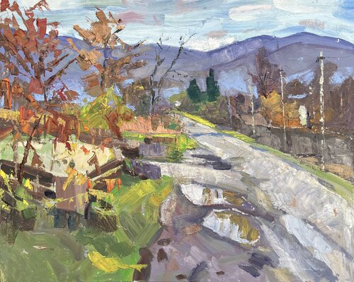 After The Rain. di Yuliia Klishyna, Pittura in vendita su Singulart