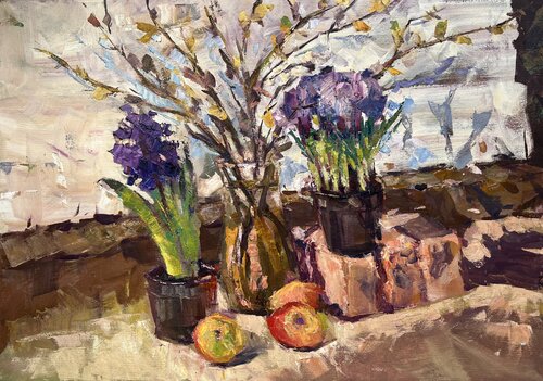 Early Blossoms von Yuliia Klishyna, Malerei kaufen auf Singulart