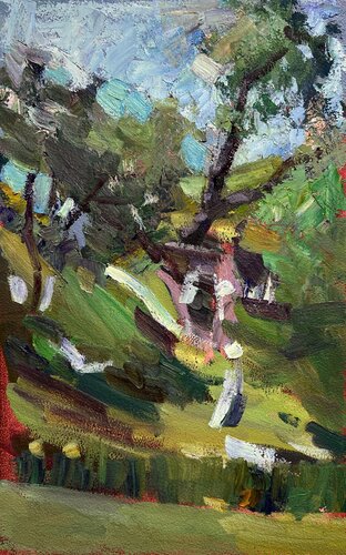 Apple Tree Colony di Yuliia Klishyna, Pittura in vendita su Singulart