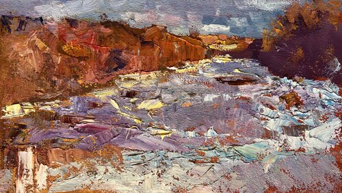 Ice. par Yuliia Klishyna, Peinture en vente sur Singulart