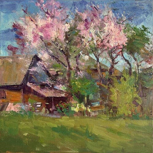 Spring Mood de Yuliia Klishyna, Pintura a la venta en Singulart