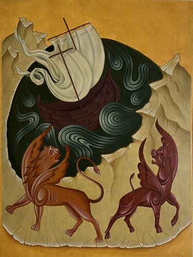 The Journey. van Yuliia Klishyna, Schilderij te koop op Singulart