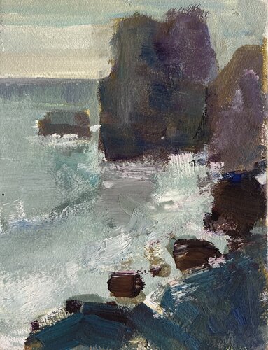 Small Storm de Yuliia Klishyna, Pintura a la venta en Singulart