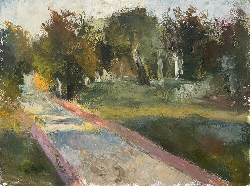Calm Street by Yuliia Klishyna, Painting for Sale on Singulart