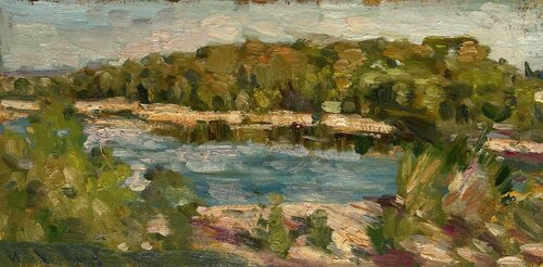 Nice Evening. by Yuliia Klishyna, Painting for Sale on Singulart