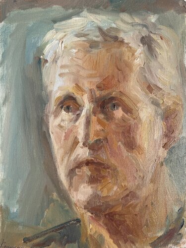 Portrait of an Unknown.2. di Yuliia Klishyna, Pittura in vendita su Singulart
