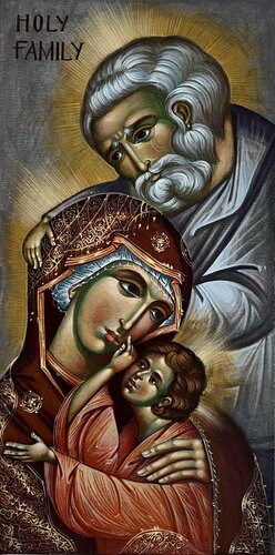 Holy Family von Yuliia Klishyna, Malerei kaufen auf Singulart
