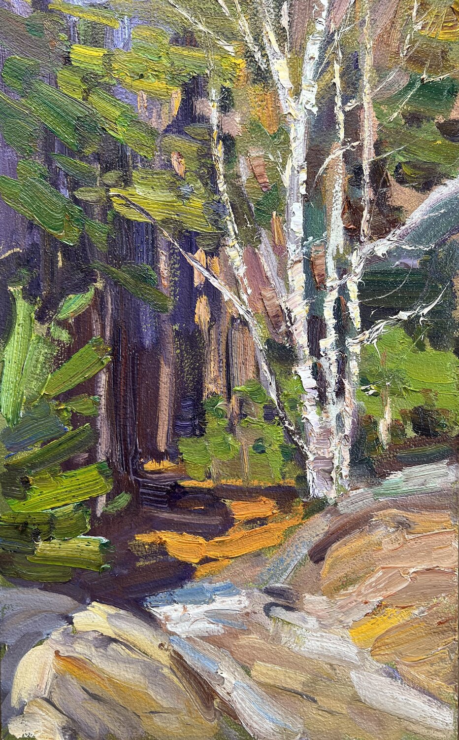 White birch Yuliia Klishyna