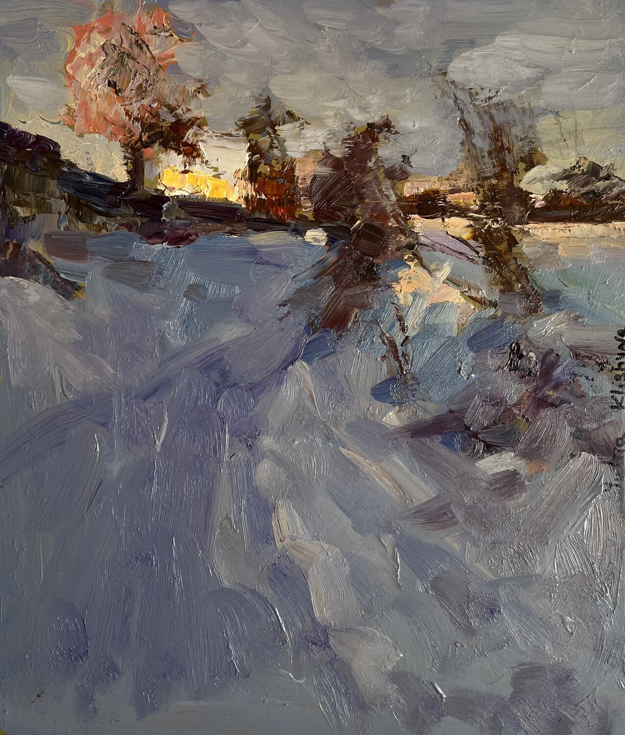 Winter Evening Yuliia Klishyna