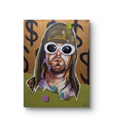 Kurt Cobain von Tim Müller, Malerei kaufen auf Singulart