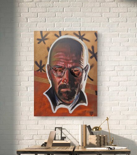 Walter White Breaking Bad by Tim Müller, Painting for Sale on Singulart
