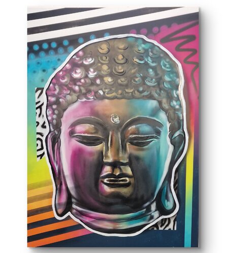 Urban Buddha von Tim Müller, Malerei kaufen auf Singulart