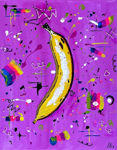 „Alles Banana“ de Laura Isabel Koch, Pintura a la venta en Singulart