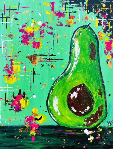 „Lady Avocado“ von Laura Isabel Koch, Malerei kaufen auf Singulart