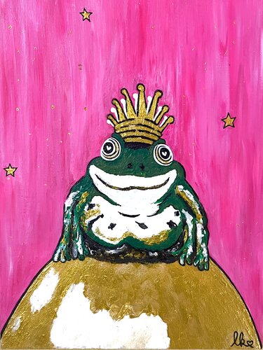 „The Frog Queen“ von Laura Isabel Koch, Malerei kaufen auf Singulart