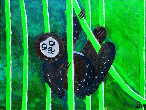 „Der faule Willi“ von Laura Isabel Koch, Malerei kaufen auf Singulart