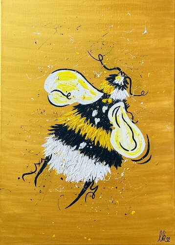 „Bee Real“ von Laura Isabel Koch, Malerei kaufen auf Singulart