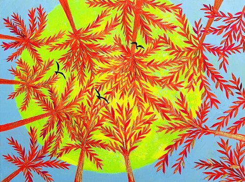 „Looking up“ von Laura Isabel Koch, Malerei kaufen auf Singulart