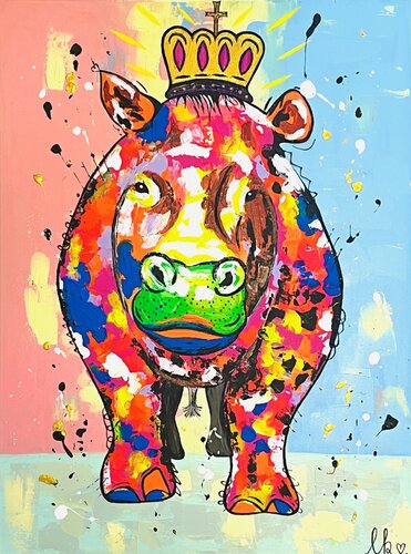 „Hip hip hooray“ von Laura Isabel Koch, Malerei kaufen auf Singulart