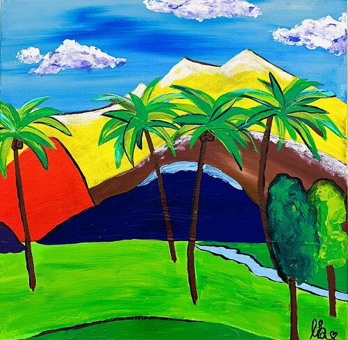 „Hommage an Gauguin“ van Laura Isabel Koch, Schilderij te koop op Singulart