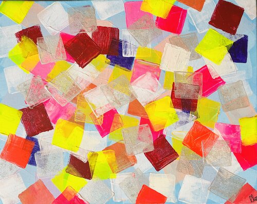 „Pastell Cubes“ de Laura Isabel Koch, Pintura a la venta en Singulart