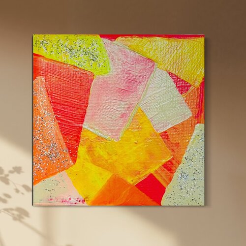„Sunset Cubes“ de Laura Isabel Koch, Pintura a la venta en Singulart