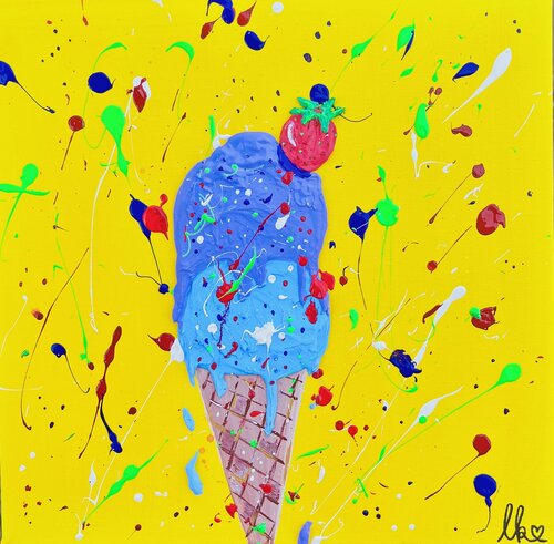 „Fruity Beast“ von Laura Isabel Koch, Malerei kaufen auf Singulart