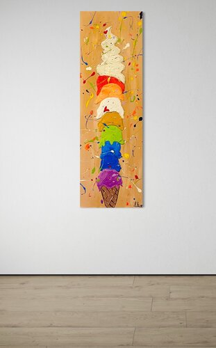 „Frozen Happyness“ van Laura Isabel Koch, Schilderij te koop op Singulart