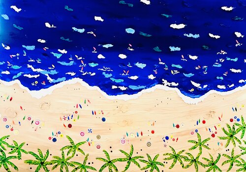 „Sandgeschichten“ von Laura Isabel Koch, Malerei kaufen auf Singulart
