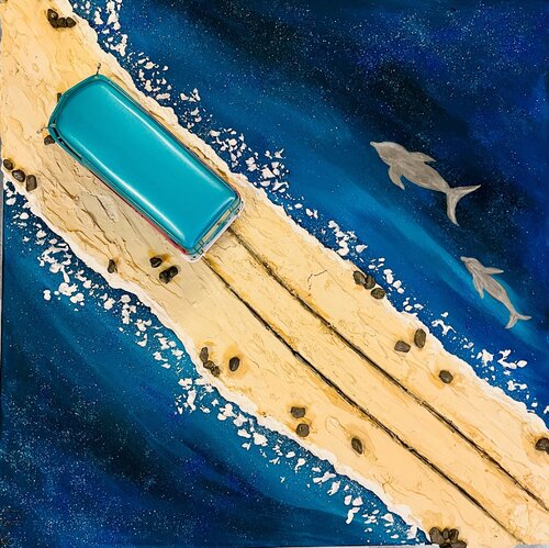 „Life is better in Flipflops“ di Laura Isabel Koch, Pittura in vendita su Singulart