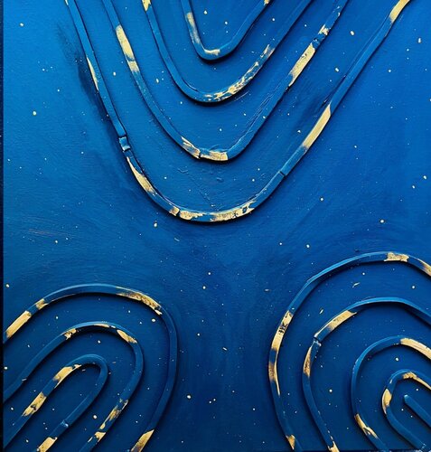 „Spuren im Kosmos“ par Laura Isabel Koch, Peinture en vente sur Singulart