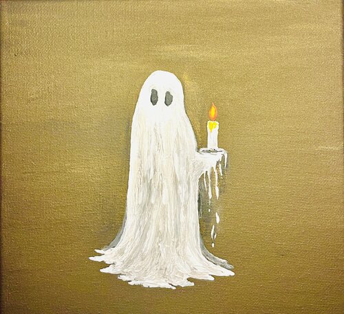 „Midnight Boo“ de Laura Isabel Koch, Pintura a la venta en Singulart