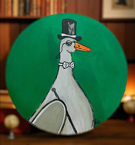 „Graf Gustavo Le Quack“ von Laura Isabel Koch, Malerei kaufen auf Singulart