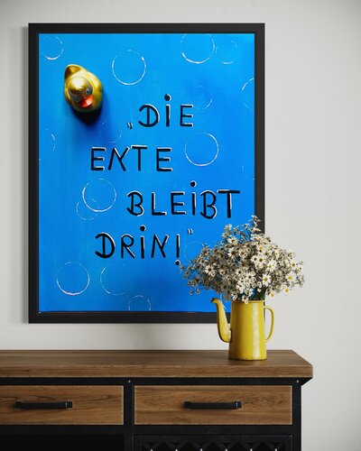 „Die Ente bleibt drin“ von Laura Isabel Koch, Malerei kaufen auf Singulart