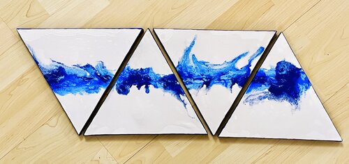 „Into the Blue“ van Laura Isabel Koch, Schilderij te koop op Singulart