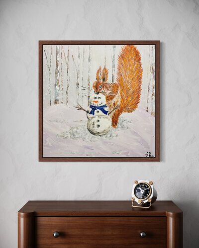 „Winterfreunde“ by Laura Isabel Koch, Painting for Sale on Singulart